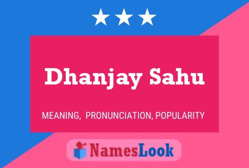 ملصق اسم Dhanjay Sahu