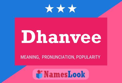 ملصق اسم Dhanvee