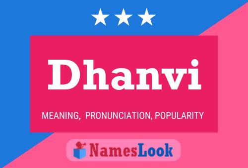 ملصق اسم Dhanvi