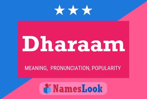 ملصق اسم Dharaam