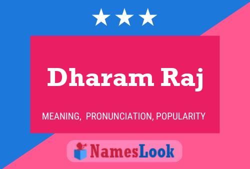 ملصق اسم Dharam Raj