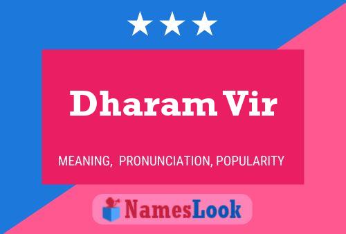 ملصق اسم Dharam Vir