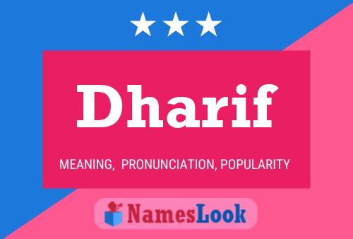 ملصق اسم Dharif