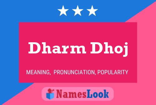 ملصق اسم Dharm Dhoj