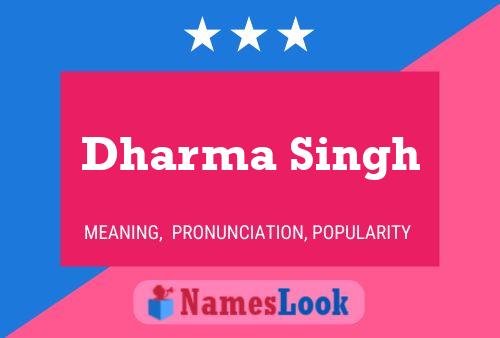 ملصق اسم Dharma Singh