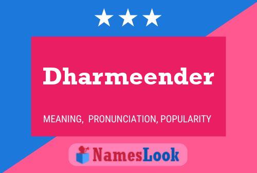 ملصق اسم Dharmeender