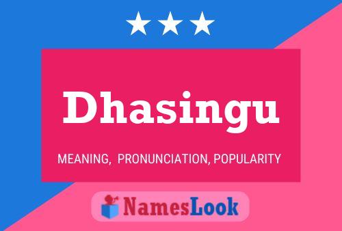 ملصق اسم Dhasingu