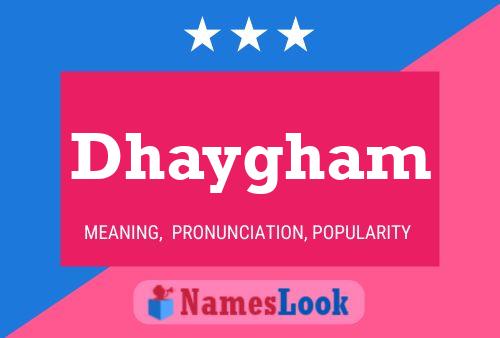 ملصق اسم Dhaygham