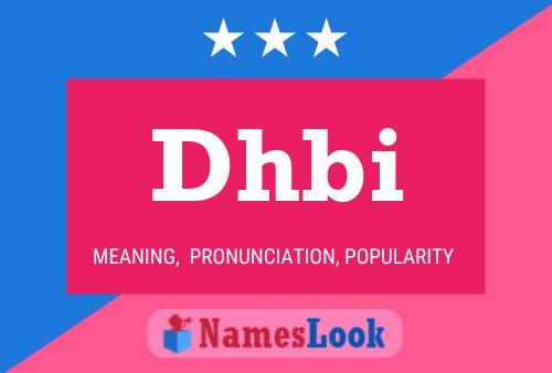 ملصق اسم Dhbi