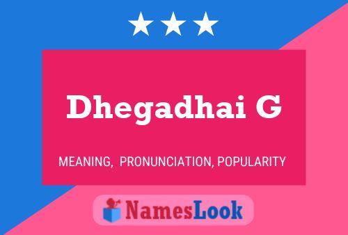 ملصق اسم Dhegadhai G