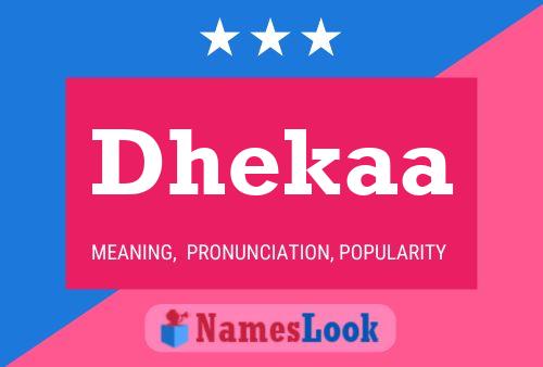 ملصق اسم Dhekaa