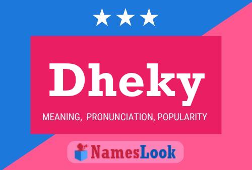 ملصق اسم Dheky