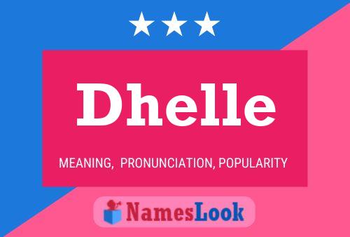 ملصق اسم Dhelle