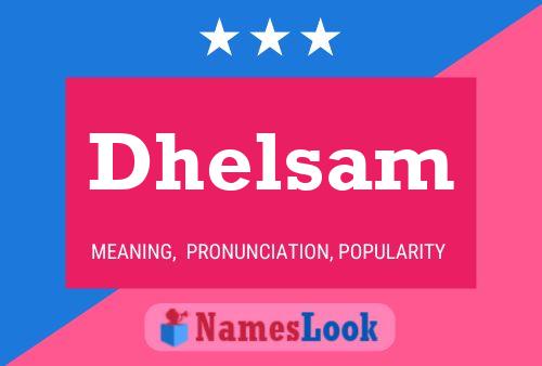 ملصق اسم Dhelsam