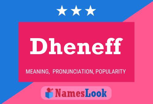 ملصق اسم Dheneff