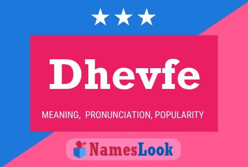 ملصق اسم Dhevfe