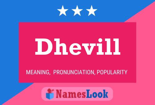 ملصق اسم Dhevill