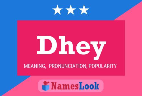 ملصق اسم Dhey