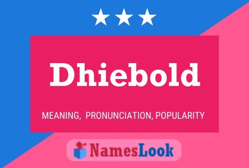 ملصق اسم Dhiebold