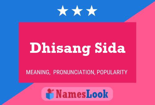 ملصق اسم Dhisang Sida