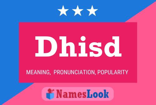 ملصق اسم Dhisd