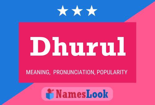 ملصق اسم Dhurul