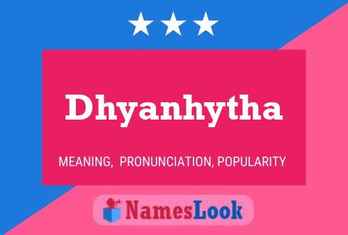 ملصق اسم Dhyanhytha