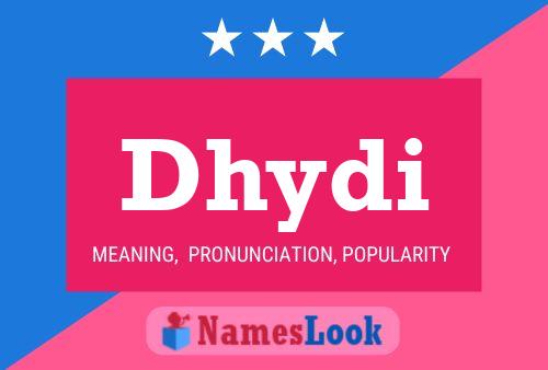 ملصق اسم Dhydi