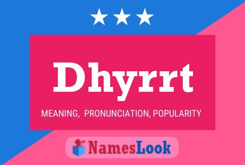 ملصق اسم Dhyrrt