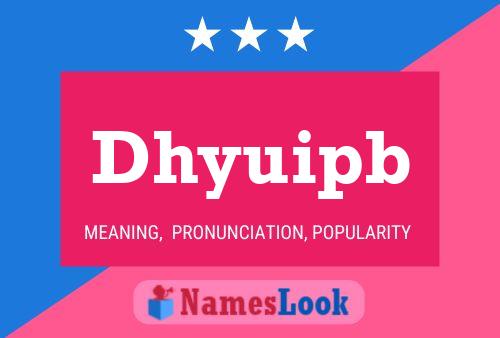 ملصق اسم Dhyuipb