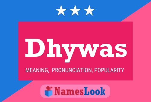 ملصق اسم Dhywas