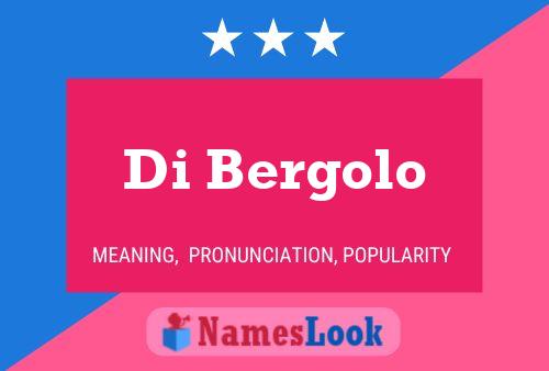 ملصق اسم Di Bergolo