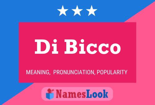 ملصق اسم Di Bicco