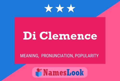 ملصق اسم Di Clemence