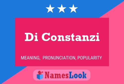 ملصق اسم Di Constanzi