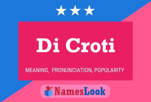 ملصق اسم Di Croti