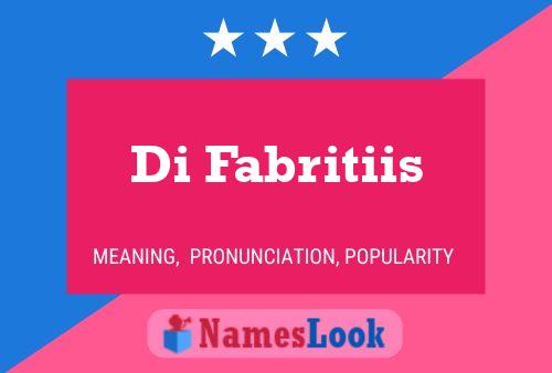 ملصق اسم Di Fabritiis