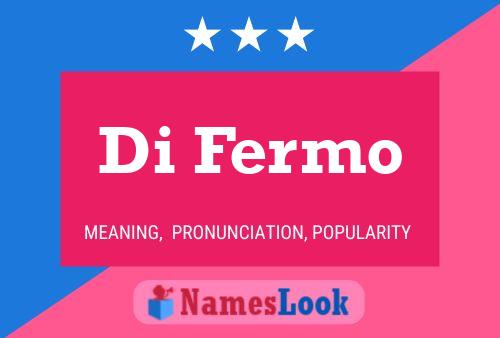 ملصق اسم Di Fermo