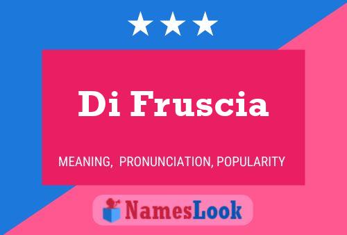 ملصق اسم Di Fruscia