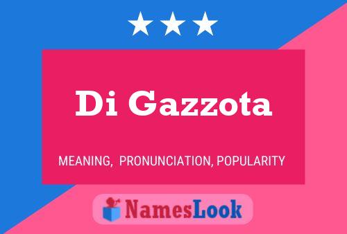 ملصق اسم Di Gazzota