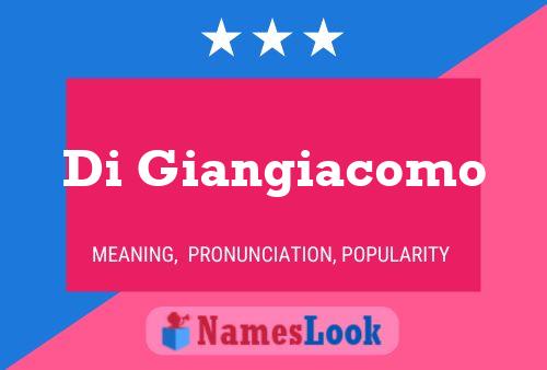 ملصق اسم Di Giangiacomo