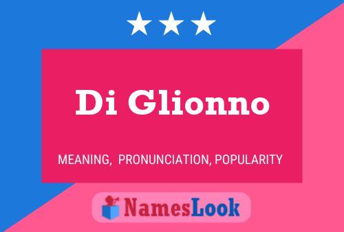 ملصق اسم Di Glionno