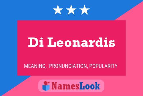 ملصق اسم Di Leonardis