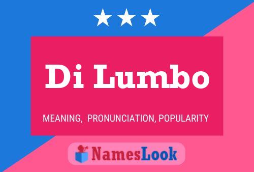 ملصق اسم Di Lumbo