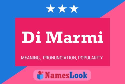 ملصق اسم Di Marmi