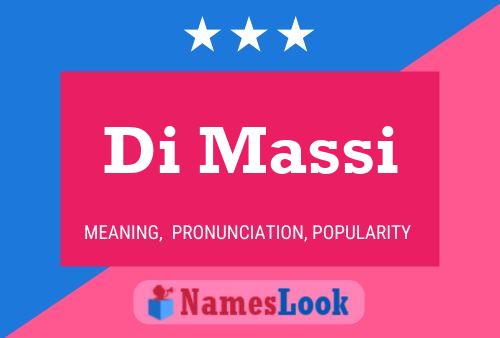 ملصق اسم Di Massi