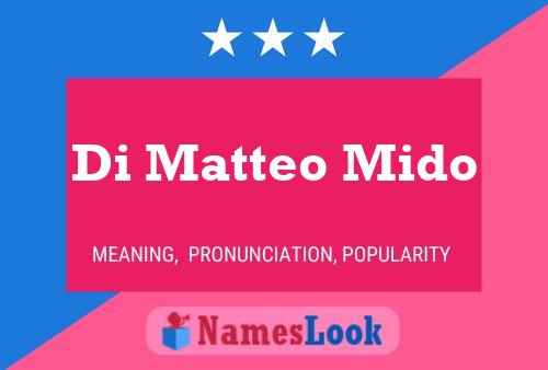 ملصق اسم Di Matteo Mido