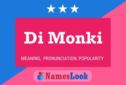 ملصق اسم Di Monki