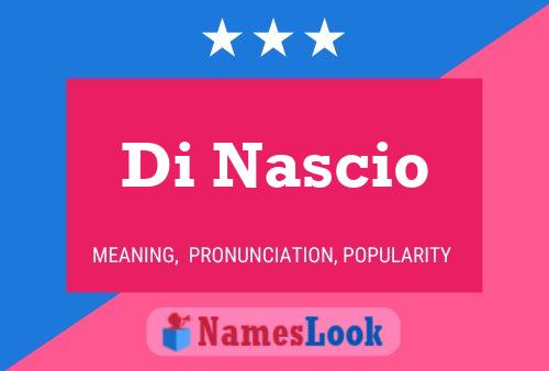 ملصق اسم Di Nascio