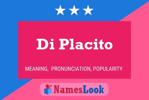 ملصق اسم Di Placito